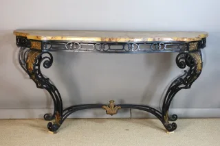 Console fer forgé
