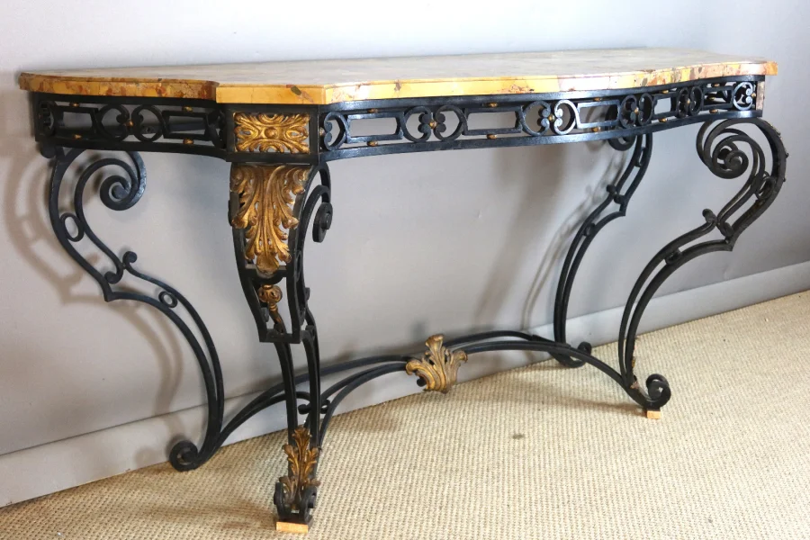 Console fer forgé