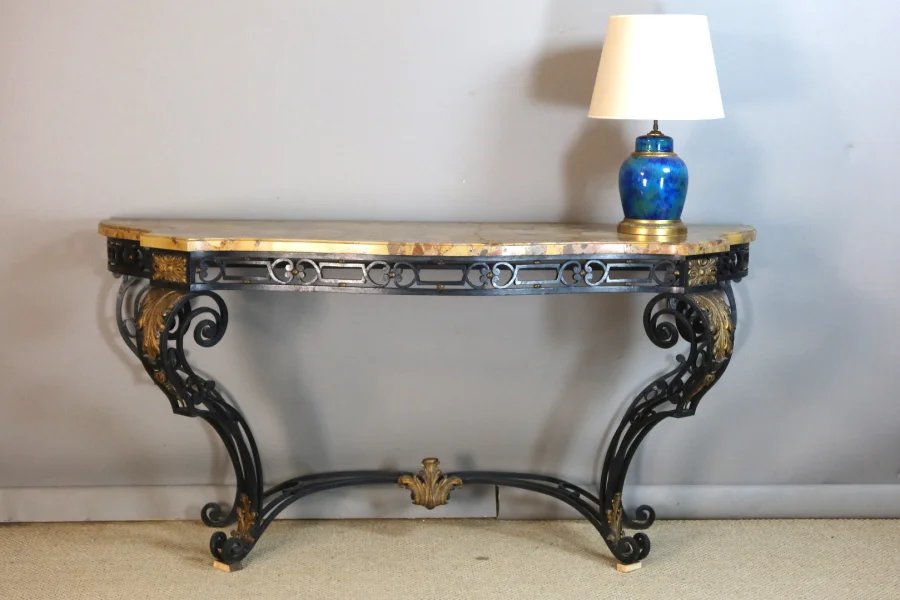 Console fer forgé