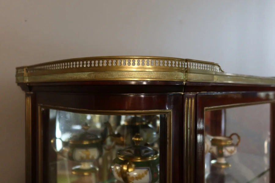 Vitrine acajou