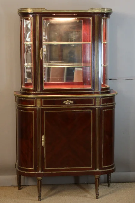 Vitrine acajou