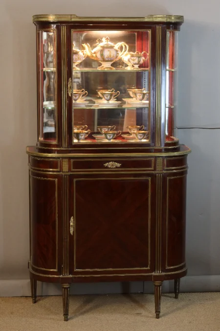 Vitrine acajou