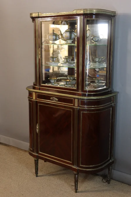 Vitrine acajou