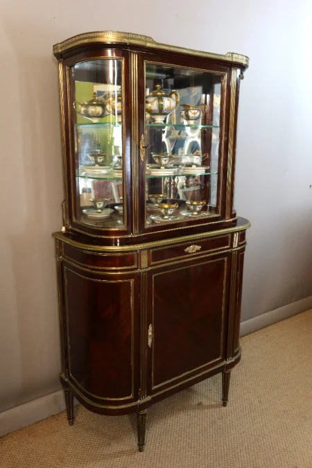 Vitrine acajou