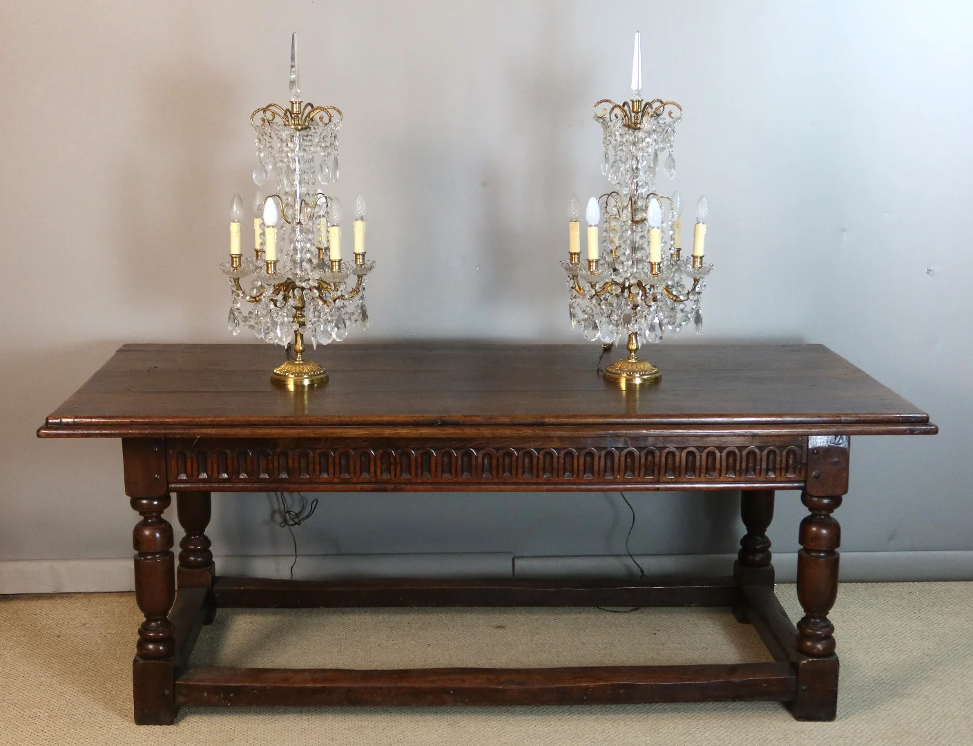 Pair of Large Louis XVI Style Girandoles