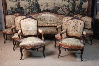 WOHNZIMMER-SUITE AUS DER ZEIT NAPOLEONS III.