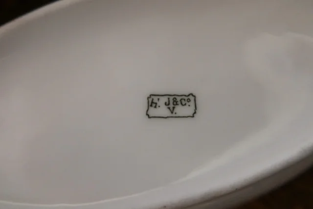Service de table en porcelaine XIX 112 pièces signées Hache Pépin-Lehalleur — Very good condition