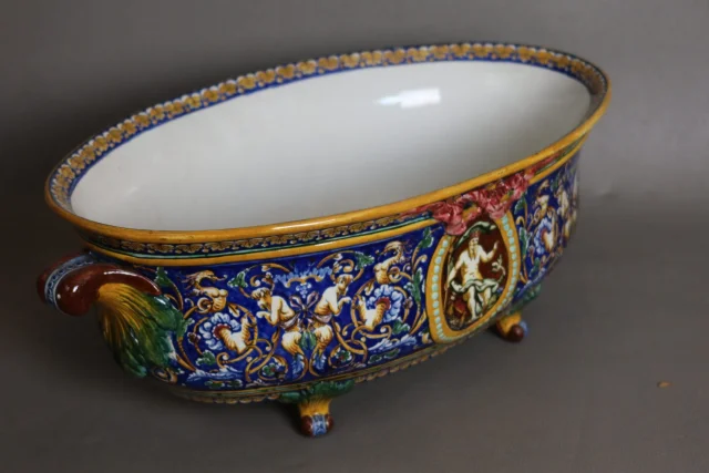 Jardinière en faience de GIEN — Excellent état