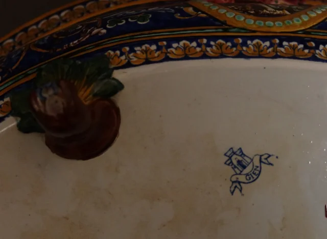 Jardinière en faience de GIEN — Excellent état