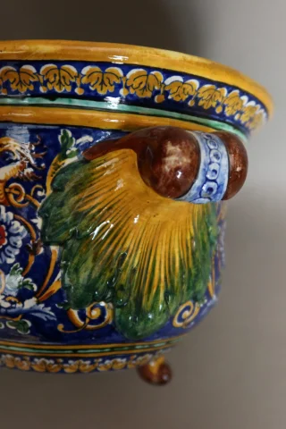 Jardinière en faience de GIEN — Excellent état