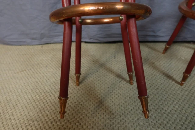 Conjunto de tres taburetes de bar — Muy buen estado