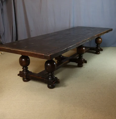 MESA DE ROBLE 3,30M — Buen estado