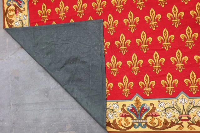 PETIT-POINT-TEPPICH — Sehr guter Zustand