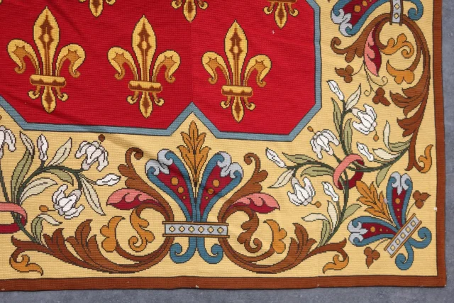 PETIT-POINT-TEPPICH — Sehr guter Zustand