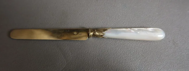 Set of twelve vermeil knives by Cardeilhac — Very good condition