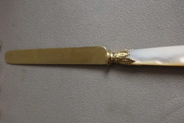 Set of twelve vermeil knives by Cardeilhac — Very good condition