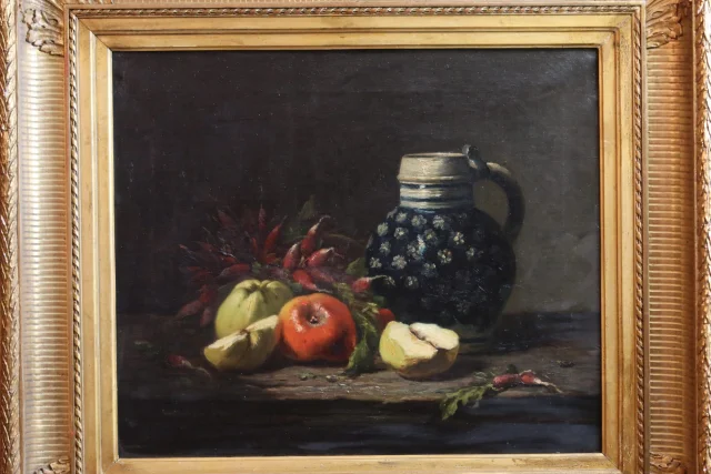 Натюрморт, подписанный Эженом Клодом (1841–1922) — Очень хорошее состояние
