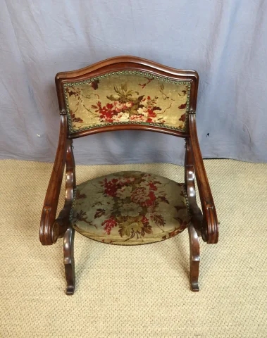 19th Century Curule Chair — Good condition