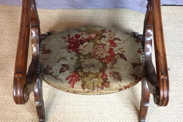 19th Century Curule Chair — Good condition