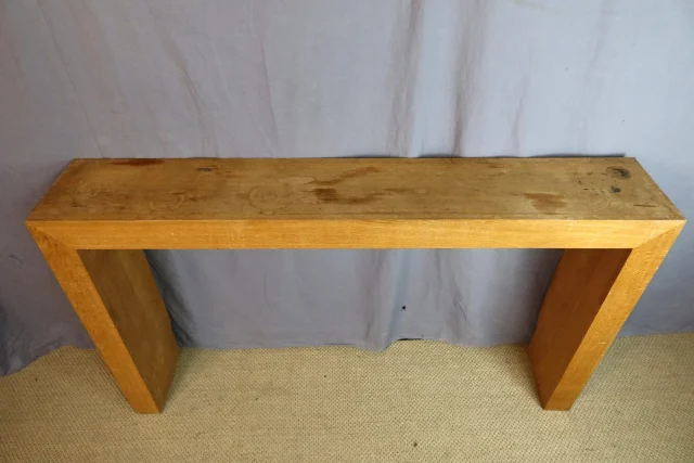 Oak console table, 20th century — Needs restoration