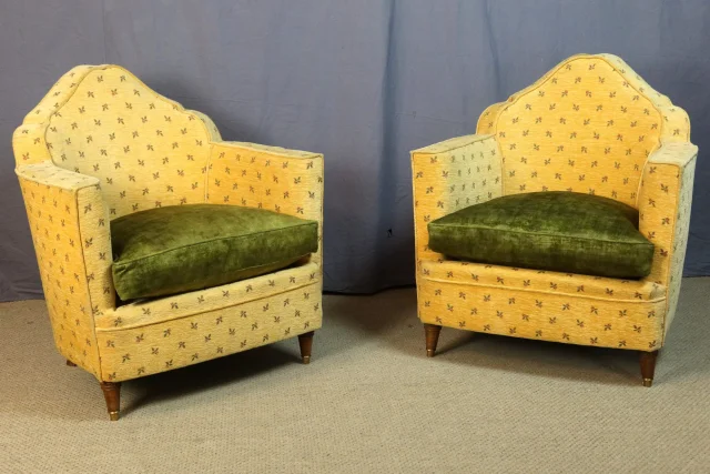 Dreiteilige Vintage-Sessel-Suite — Sehr guter Zustand