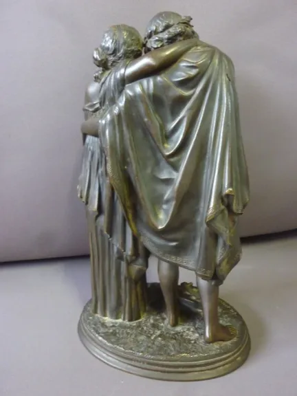 BRONZE GROUP SIGNED CH. JANSON
