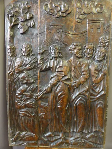Panneau religieux XVIIème