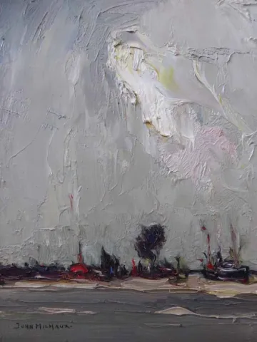 Öl auf Leinwand unterzeichnet John MICHAUX