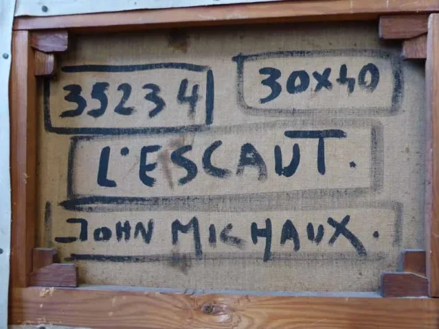Öl auf Leinwand unterzeichnet John MICHAUX
