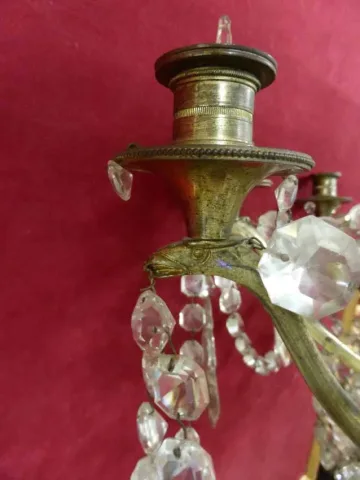 Grand lustre d'époque Empire, XIXème siècle