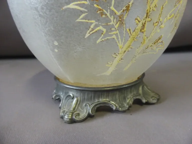 SILBERPLATTE UND GLAS EWER