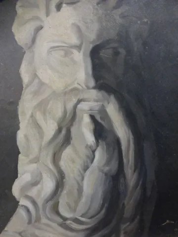 PORTRAIT VON MOSES NACH MICHELANGELO