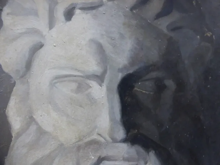 Portrait de Moïse d'après Michel Ange, XIXème siècle