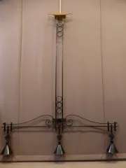 METALL DECKENLEUCHTE