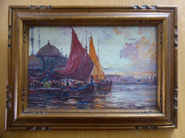 OILON PANEL SIGNED ROBERT DUMONT DUPARC
