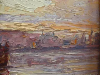 OILON PANEL SIGNED ROBERT DUMONT DUPARC