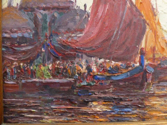 OILON PANEL SIGNED ROBERT DUMONT DUPARC