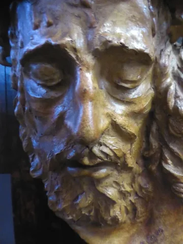 Tête de Christ signée Albert Figay ( 1907-2004 )