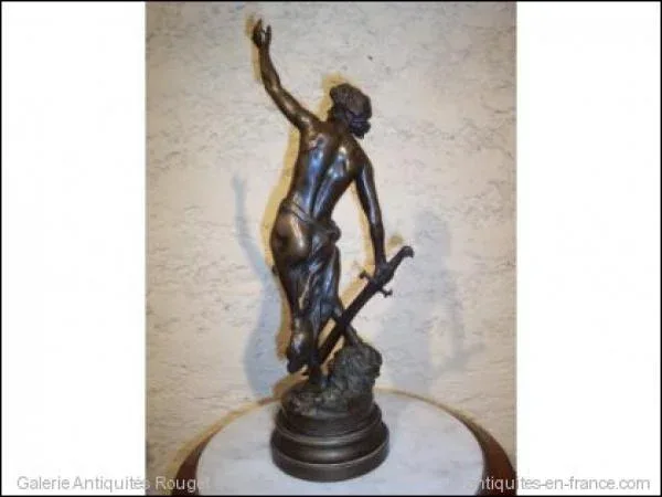 "David et Goliath" de Louis Gossin XIX ème