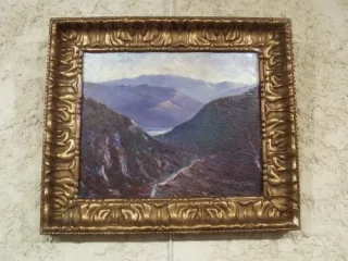 "Montagnes du Jura" E Templeux Huile sur panneau