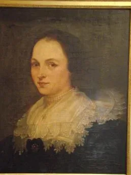 Portrait de Dame au collier de perles. XVII ème siècle