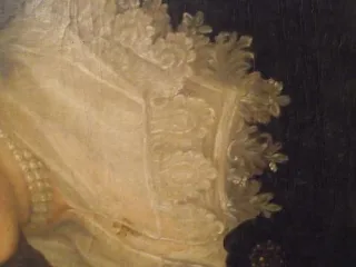 Portrait de Dame au collier de perles. XVII ème siècle