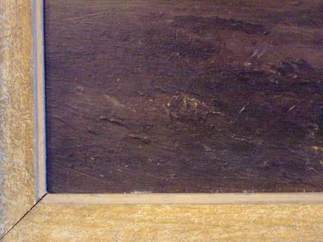 "Landschaft" E Chaumont 20. JH Öl auf Holz