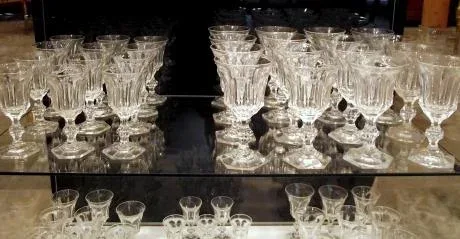 Service "Metternich" Cristal de Val saint Lambert 97 pièces circa 1840