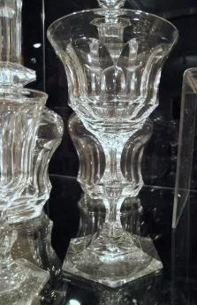 Crystal of Val Saint Lambert set of glasses. 97pieces. Circa 1840