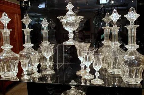 Service "Metternich" Cristal de Val saint Lambert 97 pièces circa 1840