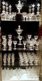Service "Metternich" Cristal de Val saint Lambert 97 pièces circa 1840