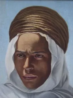 ANGLADA PINTO Luis (1973-1946) Ritratti orientali di uomini e donne. firmato