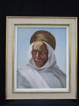 ANGLADA PINTO Luis (1973-1946) Oriëntalistische portretten van mannen en vrouwen. Getekend