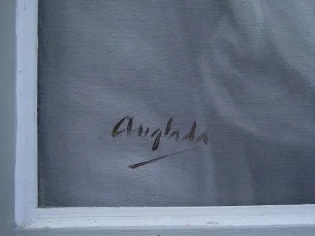 ANGLADA PINTO Luis (1973-1946) Ritratti orientali di uomini e donne. firmato